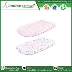 Drap de berceau en coton biologique personnalisé de qualité standard drap de berceau ajusté imprimé en tissu de boue pour nouveau-né - Product Image 3