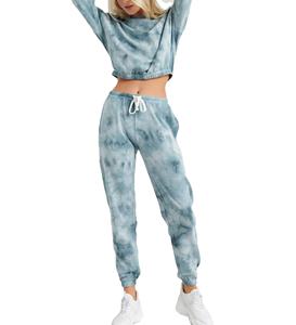 Custom Sublimation Women's Tracksuit Set Full Print <b>Hoodie</b> and Jogger Sportswear Fashion Gym Wear - Product Image 5