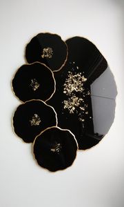 Posavasos de ágata para posavasos de resina para decoración del hogar, Juego de 4 - Product Image 4