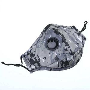 ผ้าปิดหน้าลายพรางสีดำแบบกำหนดเอง ใช้ซ้ำได้ ซักได้ 2 ชั้น ป้องกันฝุ่น คาร์บอนไดซัลไฟด์ ป้องกันอันตราย - Product Image 3