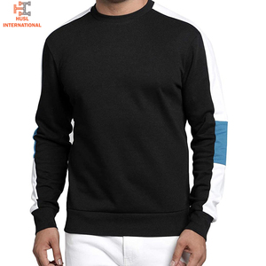 เสื้อกันหนาวผ้าฝ้าย500gsm สำหรับผู้ชายเสื้อกันหนาวคอกลมพิมพ์โลโก้ตามสั่ง - Product Image 4