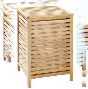 New Arrival Minimalist Design Best Quality <b>Wooden</b> <b>Laundry</b> <b>Basket</b> Bathroom Box Accessories - Product Image 3