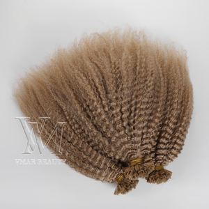 VMAE-Pelo Rizado con Cutícula Alineada, Pelo Humano de Keratina, Rizado, Afro, 4A, 4B, 4C, Afro, Tipo <span class=keywords><strong>U</strong></span>, PVC, #27, #16, #18 - Product Image 3