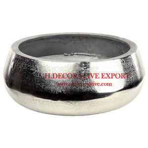 Matière première de Fruits en aluminium nickelé, bol de Snacks au Design Vintage en argent sur Base carrée, bol de center de Table à Logo personnalisé - Product Image 3