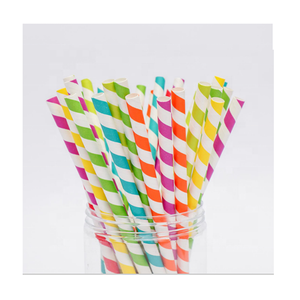 ฟางกระดาษตรงสีสันสดใสขนาดเส้นผ่านศูนย์กลาง8มม. ผลิตในเวียดนาม - Product Image 2