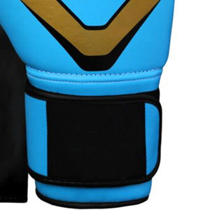 Gants de boxe professionnels en cuir robuste de haute qualité Geo Brother Co, personnalisés pour le kickboxing, la frappe et le sac de frappe. - Product Image 5