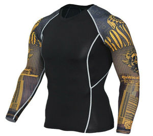 Latest Design <b>Mens</b> Quick Dry Breathable Compression Shirt Basic Gym Workout t Shirts with Custom Designing and Super <b>Stretch</b> - Product Image 3