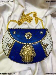 Bolso de noche hecho a mano con mosaico de metal para mujer, bolso de fiesta de boda a la moda con embrague de diseño exclusivo - Product Image 5