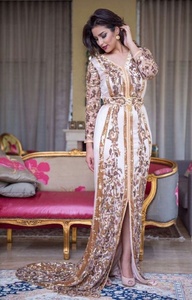 . Elegante de moda. Diseño vestido para fiesta de boda vestidos en cuentas de vidrio cristal piedra trabajo = 2020 - Product Image 2