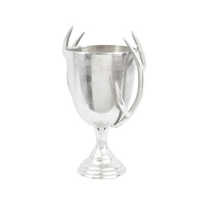 Florero de Metal chapado en oro de diseño personalizado, florero de suelo hecho a mano de lujo con estilo clásico, soporte de flores al por mayor - Product Image 2