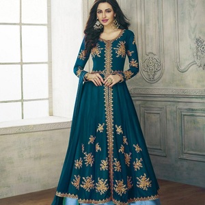 Gran trabajo de bordado vestido para damas con alta calidad - Product Image 4