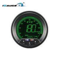 Velocímetro y Odómetro GPS Digital Universal de 85mm con Pantalla LCD de 4 Colores para Coche y Automóvil