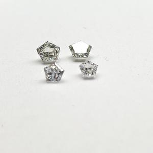 CVD เพชรรูปห้าเหลี่ยมรูปร่าง Si ความบริสุทธิ์0.30 0.39กะรัตห้องปฏิบัติการขัดเงาสีขาวทำให้ได้รับการรับรอง IGI แฟนซีทำจากเพชร - Product Image 1