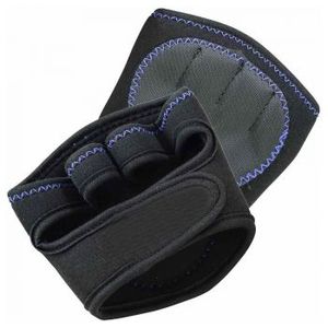 Weight Lifting Hand Pads Mesh Breathable Non <b>Slip</b> Adjustable Wrist Strap Gym Training Grip Protection <b>Half</b> Finger Gloves Unisex - Product Image 3