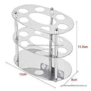 Porte-brosse à dents ovale en acier inoxydable de haute qualité - Product Image 1