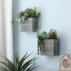 Customized Attractive Eco-Friendly Durable White Black Powder Coated Wall Hanging Planters Flower <b>Pot</b> Rack for Vegetable Plants - Product Image 3