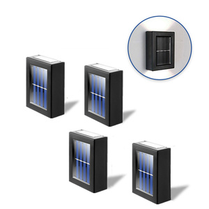 Luces LED solares impermeables para exteriores, lámpara <span class=keywords><strong>de</strong></span> pared para decoración <span class=keywords><strong>de</strong></span> jardín, <span class=keywords><strong>guirnalda</strong></span> <span class=keywords><strong>de</strong></span> calle <span class=keywords><strong>de</strong></span> Navidad, foco Solar - Product Image 1