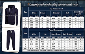 Casual Fleece Warm Pullover Hoodie Sweatshirt and Sweatpants Sport Suit Track Sets with Tracksuits - Product Image 6