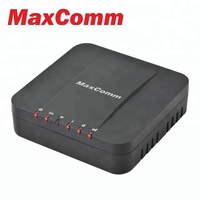 MAXCOMM FCT-550 Terminal fixe sans fil de bureau délicat et simple avec numéroteur et port téléphonique, et batterie TW