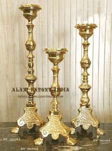 งานแกะสลักอะลูมิเนียมสีทองสไตล์บาโรก ขนาดกลาง 16-24 นิ้ว - Product Image 3