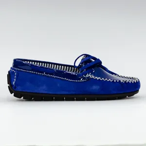 ELETRIC BLU MOCCASIN Driving Shoes COLORES. MADE in ITALY MOC 18D Suede con cuero GENUINO Mocasines de cuero de vaca Colores MIXTOS