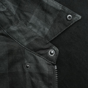 Camisa de motorista para hombre, camisa de manga larga de franela suave blindada para montar en moto - Product Image 4