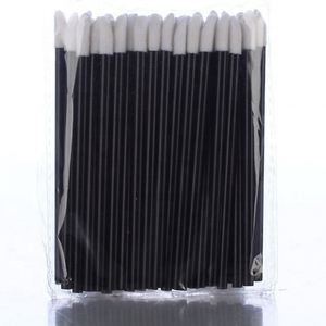 50pcs blanc non pelucheux jetable brillant à lèvres <span class=keywords><strong>applicateur</strong></span> <span class=keywords><strong>fond</strong></span> <span class=keywords><strong>de</strong></span> <span class=keywords><strong>teint</strong></span> cils brosses <span class=keywords><strong>de</strong></span> nettoyage creux poignée en plastique pour correcteur - Product Image 3