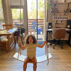 Shenniu — planche d'équilibre en bois Waldorf, planche à bascule/planche d'équilibre de Yoga pour les enfants et les tout-petits - Product Image 4