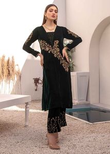 2022 Elegant Kameez Pant Dress Embroidery Crystal Glass Beads Lace Buttons Decorated Beautifully Weddings Dress Natural Diamonds - Product Image 2