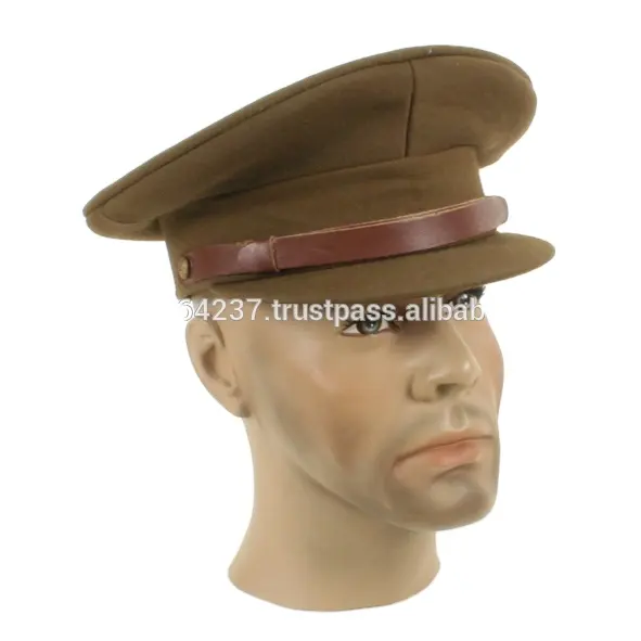 OEM โรงงานใหม่ผลิตความต้องการที่กําหนดเองผ้าขนสัตว์ 100% หมวกสไตล์อังกฤษ WW2 ของผู้ชาย