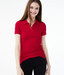 Polo de bonne qualité pour femmes, classique, coupe en maille, personnalisé, imprimé, pour l'été, décontracté, pour affaires, OEM - Product Image 6
