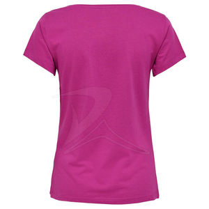 Camiseta de talla personalizada de alta calidad para mujer, nuevo diseño, patrón de impresión Popular, técnica formal teñida lisa, blusas al por mayor, camisas - Product Image 4