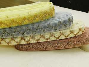 Fleurs brodées à la machine sur mesure, rubans et lacets ethniques indiens, en tailles et couleurs assorties pour robe de mariée, 100 pièces - Product Image 6