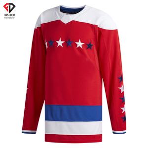 Maillot de Hockey sur glace, maillot de football sur glace, couleur unie, pour homme, broderie, Design 100% Polyester, personnalisé, nouvelle collection - Product Image 3