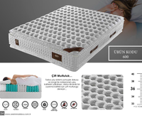 Matelas en mousse à mémoire de forme de haute qualité pour hôtel 5 étoiles avec housse amovible, antibactérien, hypoallergénique, pour chambre à coucher, maison, hôpital