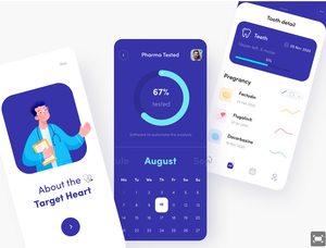 แอปพลิเคชันมือถือเว็บไซต์องค์กรโรงพยาบาลชั้นนำสำหรับแอนดรอยด์ ดีไซน์เมดิแคร์เวอร์ชันสต็อกสำหรับลินุกซ์และแมคโอเอส - Product Image 3