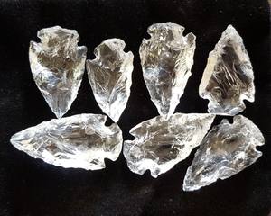 Puntas de flecha de cuarzo de cristal supertransparente, el mejor valor de puntas de flecha de cuarzo de cristal súper transparente a la venta - Product Image 1