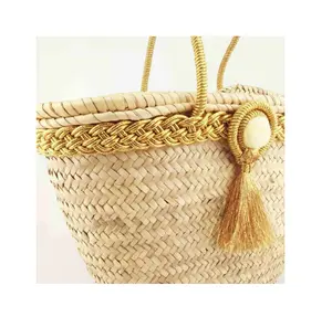 Going to a local market or heading to the beach with a super stylish woven bag - Straw woven handbag