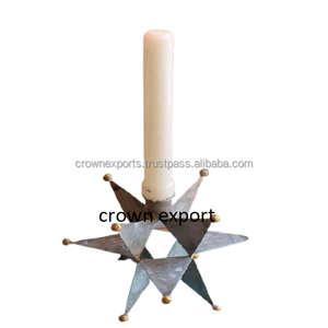 Candelabro galvanizado en forma de corazón para decoración del hogar y boda, candelabro con forma de t y soporte de pilar para decoración del hogar - Product Image 3