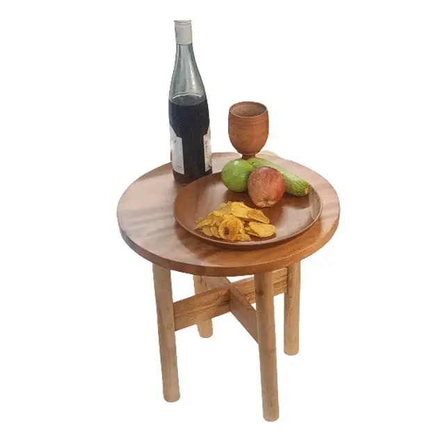 طاولة حديقة خشبية WDC صناعة يدوية طويلة الساق قابلة للطي طاولة حديقة توريد عالمية بسعر الجملة طلب بالجملة بالجملة