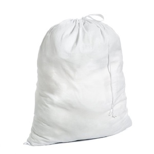 Wholesale Reusable Canvas Woven Drawstring Hotel <b>Laundry</b> <b>Bags</b> Buyer Requirement 100% Cotton Custom Size Products Eco-Friendly - Product Image 4