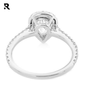 0.90ctw แหวนวงแหวนเพชรกลม14K - Product Image 3