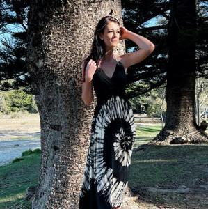 Vestido largo informal de rayón para mujer, vestido playero para verano - Product Image 3