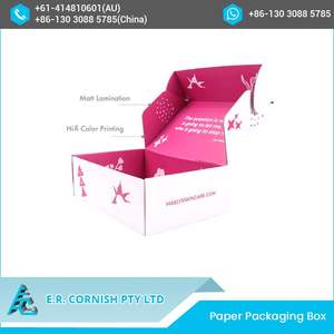 Caja de embalaje de papel personalizada hecha a mano, envío de impresión, buena calidad, venta al por mayor - Product Image 2