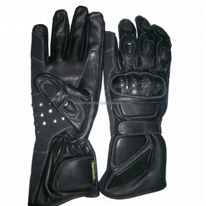 Breathable 3D Sport Full Finger Knuckle Protection Touchscreen Water Resistant Leather Motorbike Glove Unisex Racing Gloves - Product Image 4