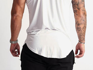 Débardeur XL élégant à séchage rapide Matériau en polyester durable de haute qualité Conception d'impression décontractée Performance athlétique estivale optimale - Product Image 6