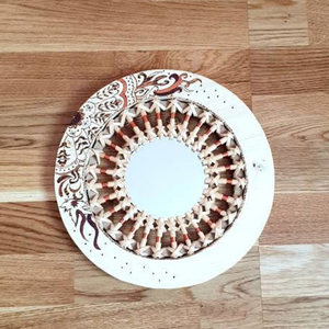 Handmade Happiness Macrame <b>Mirror</b> - Product Image 1