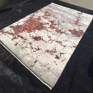 Alfombra de lana impresa moderna persa hecha a mano de lujo de alta calidad, alfombras de diseño personalizado para el hogar, sala de estar decorativa, espacio de oración - Product Image 2