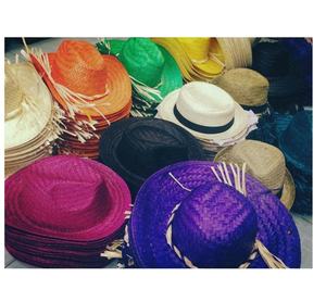 Sombrero de paja barato, sombrero de algas marinas, sombrero de paja de México, 99 DATOS dorados - Product Image 6