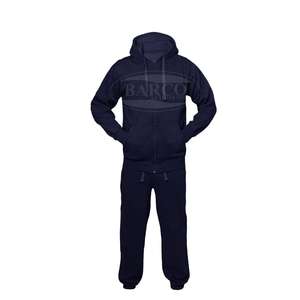 ชุดวอร์มผ้าคอตตอนผ้าฟลีซสำหรับใส่วิ่งเล่นกีฬาวิ่งสำหรับผู้ชายไซส์ใหญ่พิเศษพร้อมโลโก้ออกแบบได้ตามต้องการ - Product Image 3